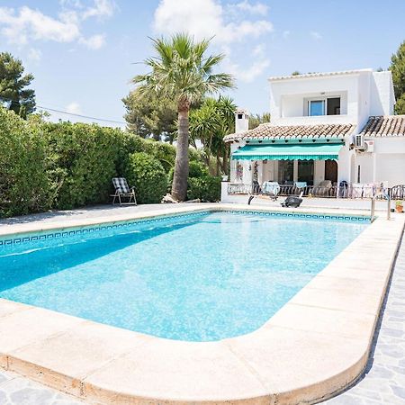 Casa Maria Top Floor Studio Apartment With Swimming Pool Xabia Bagian luar foto