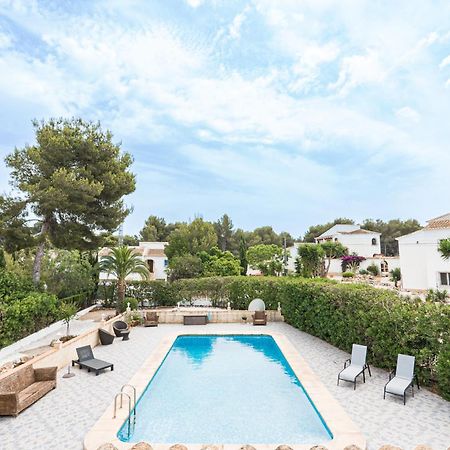 Casa Maria Top Floor Studio Apartment With Swimming Pool Xabia Bagian luar foto
