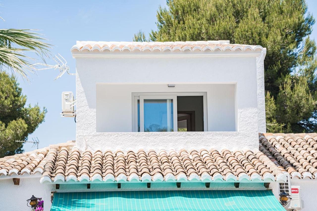 Casa Maria Top Floor Studio Apartment With Swimming Pool Xabia Bagian luar foto