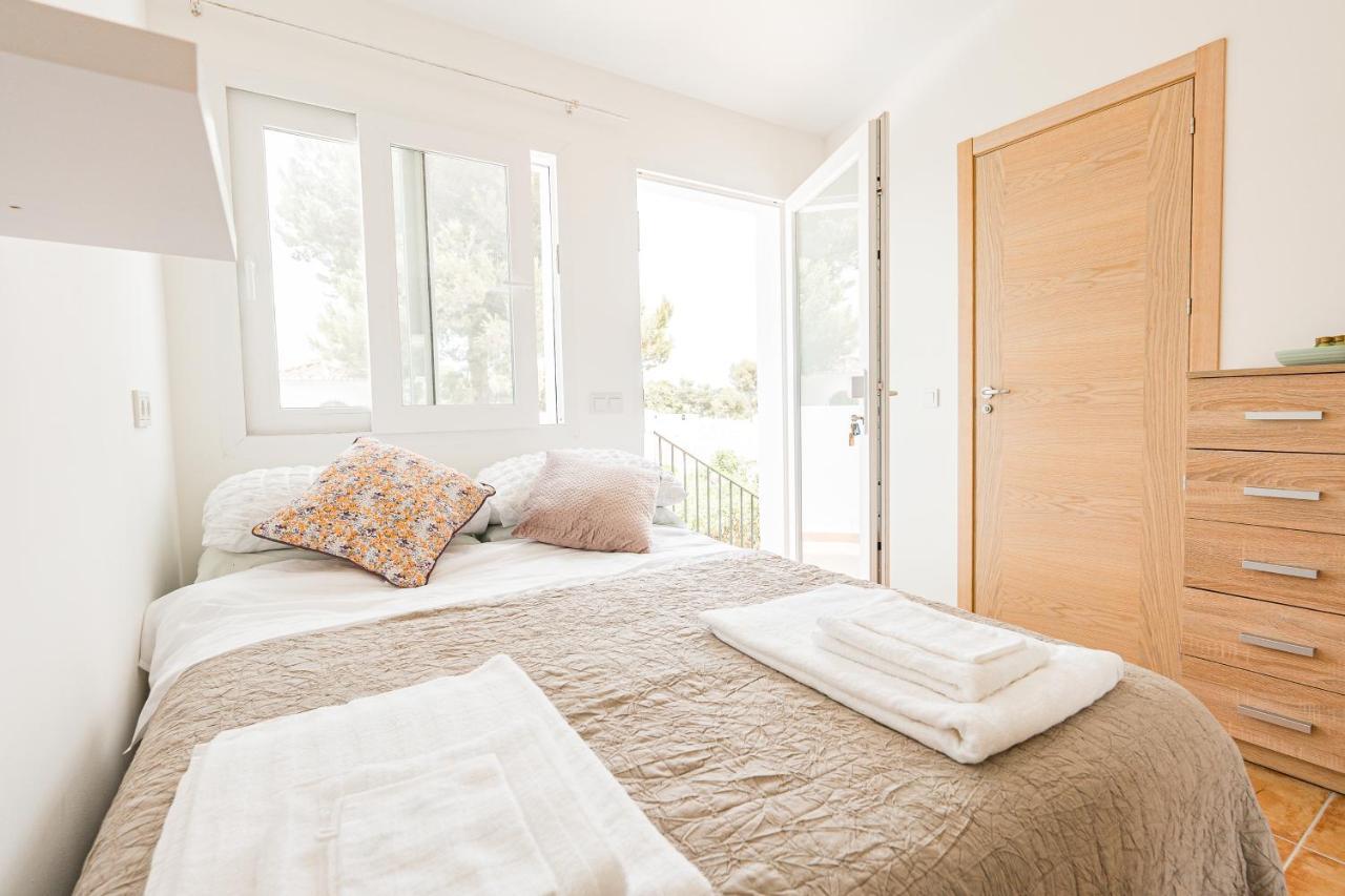 Casa Maria Top Floor Studio Apartment With Swimming Pool Xabia Bagian luar foto