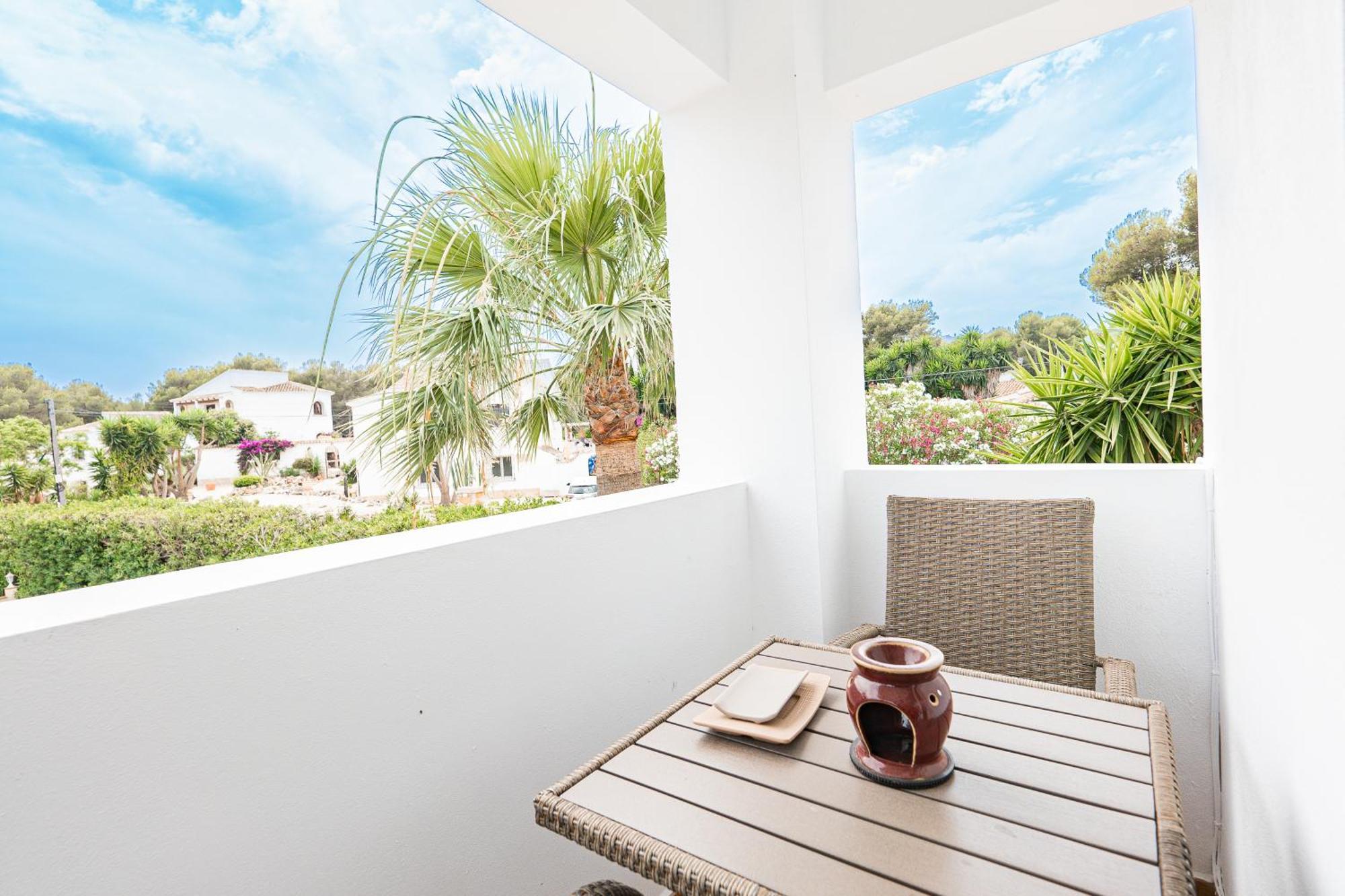 Casa Maria Top Floor Studio Apartment With Swimming Pool Xabia Bagian luar foto