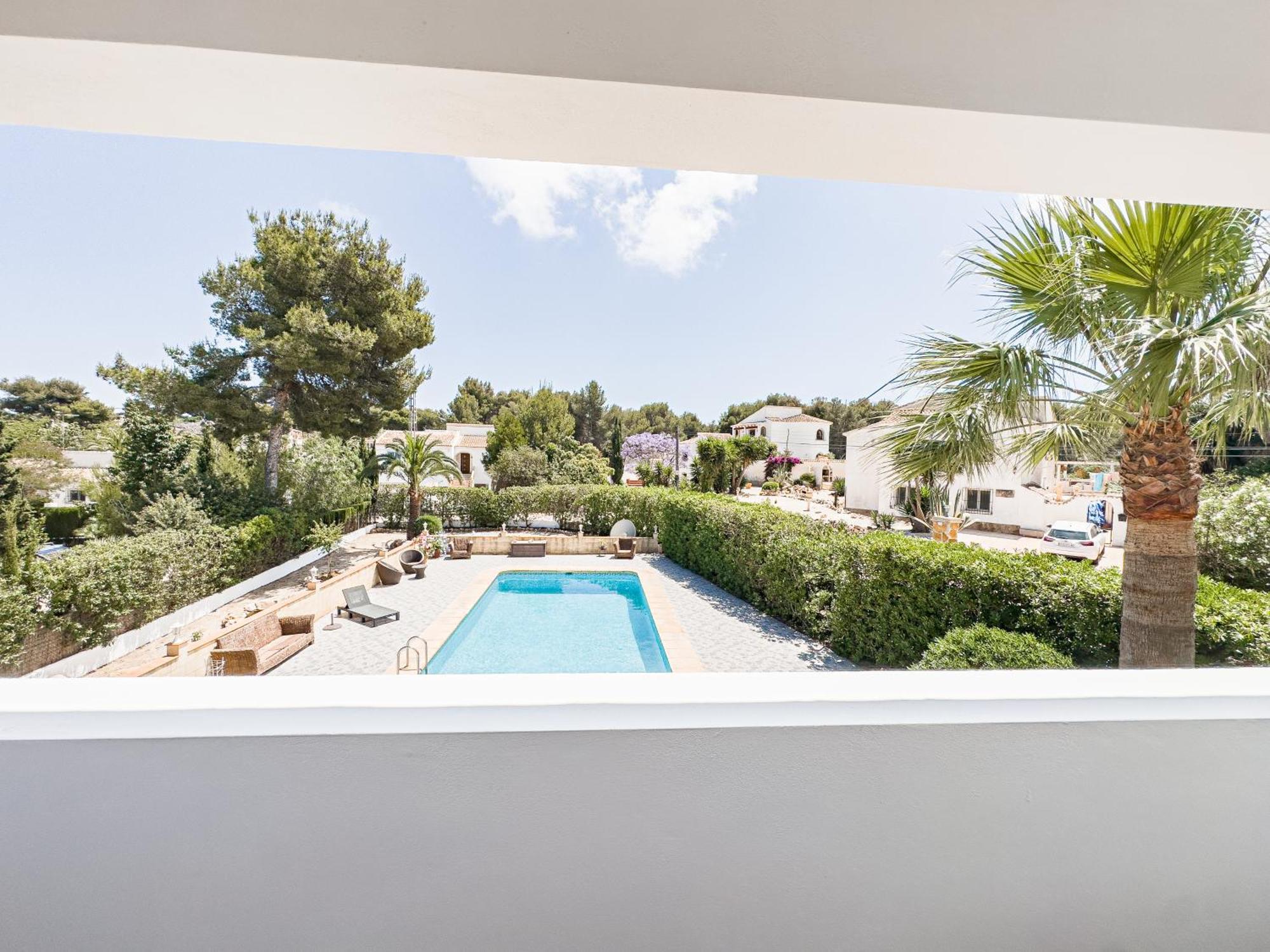 Casa Maria Top Floor Studio Apartment With Swimming Pool Xabia Bagian luar foto