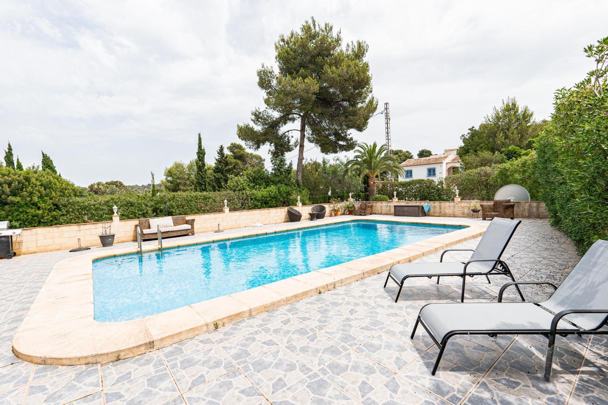 Casa Maria Top Floor Studio Apartment With Swimming Pool Xabia Bagian luar foto