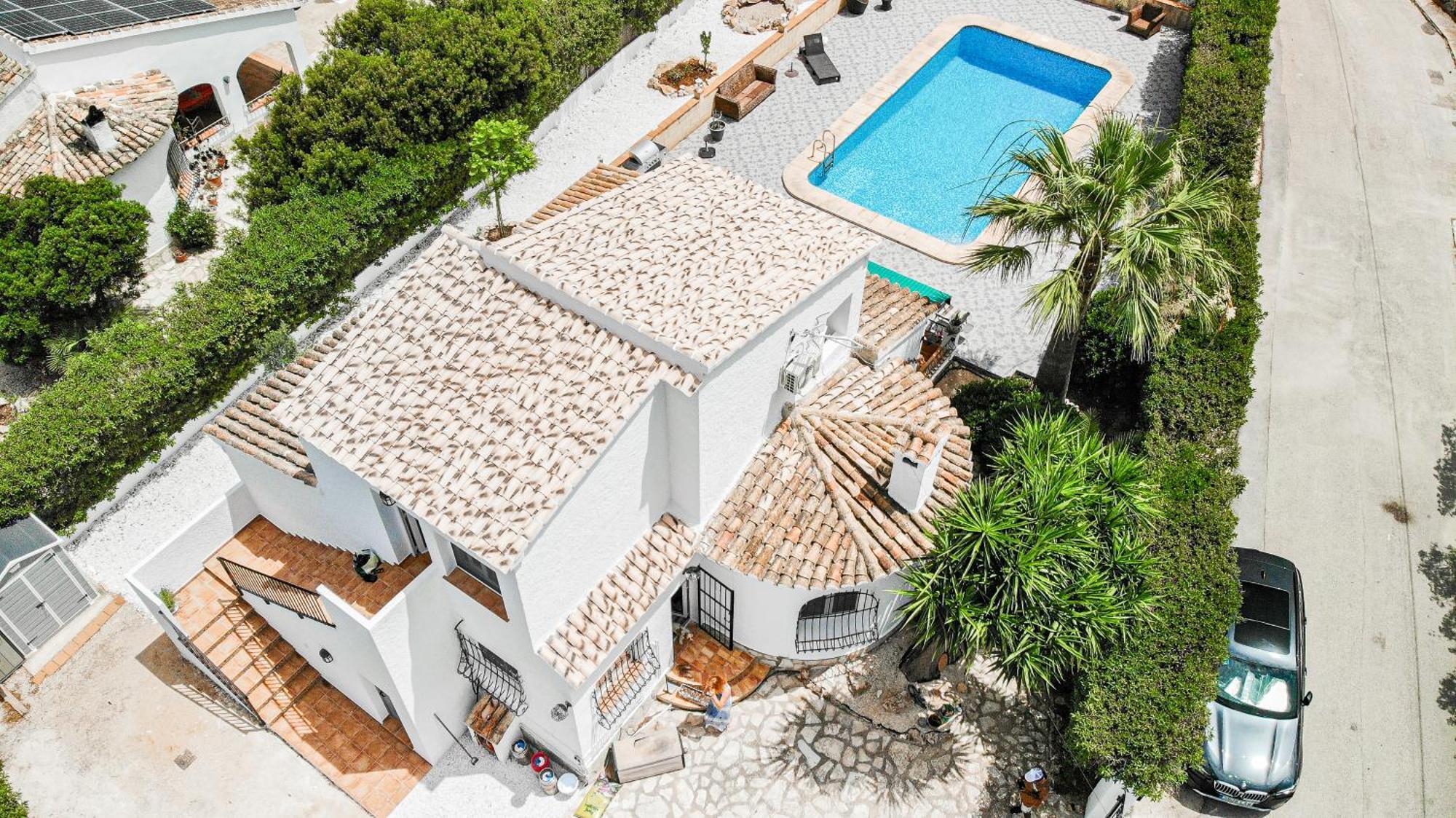 Casa Maria Top Floor Studio Apartment With Swimming Pool Xabia Bagian luar foto